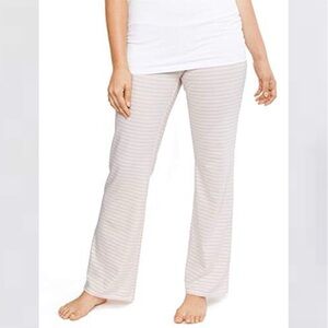 Motherhood Maternity Sleep Pink Striped Pajama Pants - Small